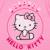 T-shirt enfant pour enfant à motif hello kitty Rose+Rose clair 4 - vertbaudet enfant 