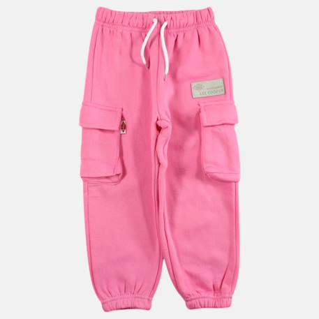 Pantalon de jogging fille Ecru+Rose 7 - vertbaudet enfant 
