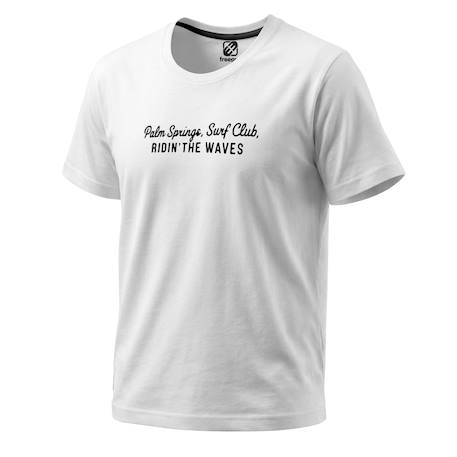 T-shirt garçon junior en jersey imprimé devant et dos Noir/blanc 3 - vertbaudet enfant 