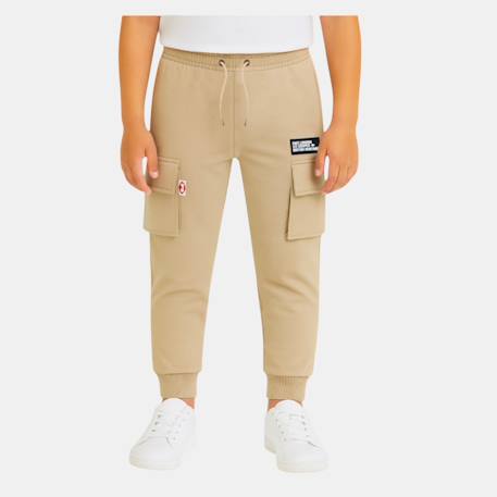 Pantalon de jogging garçon Beige+Kaki+Marron+Noir 1 - vertbaudet enfant 