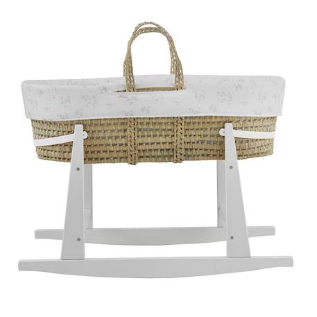 Couffin matelasse + support en bois Ecru/white 3 - vertbaudet enfant 
