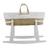 Couffin matelasse + support en bois Ecru/white 3 - vertbaudet enfant 