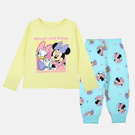 Ensemble enfant rose et pantalon bleu motif personnage minnie Jaune+Rose 4 - vertbaudet enfant 