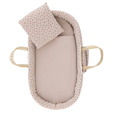 Couffin bébé matelassé avec support en bois Beige 5 - vertbaudet enfant 
