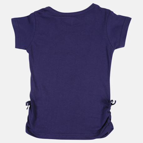 T-shirt fille manches courtes avec dessin Blanc+Bleu+Marine+Rose 15 - vertbaudet enfant 
