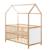 Lit bébé cabane évolutif en bois fsc® - lit bébé convertible en lit junior Blanc+Bois naturel - blanc+Taupe - gris 8 - vertbaudet enfant 