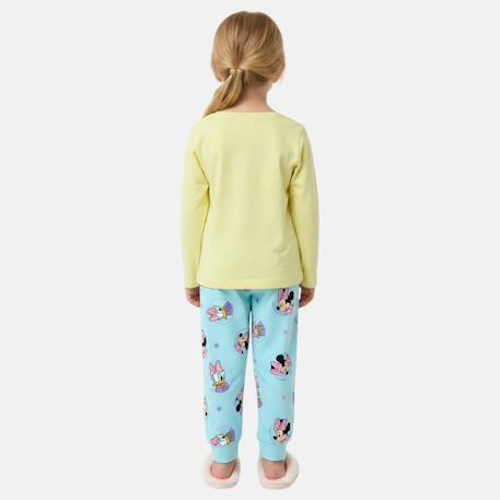 Ensemble enfant rose et pantalon bleu motif personnage minnie Jaune+Rose 3 - vertbaudet enfant 