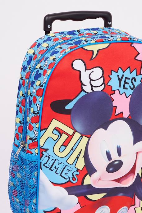 Sac à roulettes enfant 40x30x13 cm à motif mickey Rouge 3 - vertbaudet enfant 