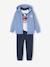 Ensemble sport 3 pièces garçon bleu 1 - vertbaudet enfant 
