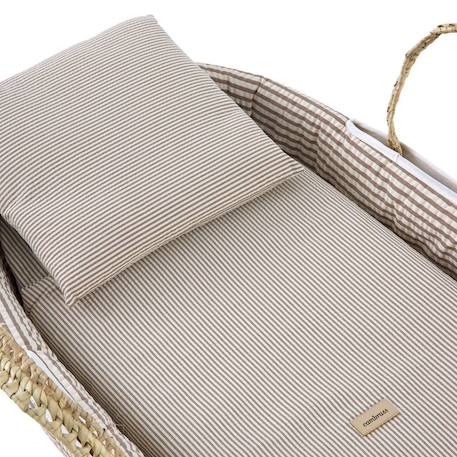 Couffin matelasse + support en bois Beige/blanc 4 - vertbaudet enfant 