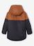Parka technique à capuche garçon doublée fausse fourrure chaudron+noisette 7 - vertbaudet enfant 