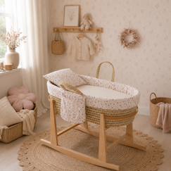 Couffin matelasse + support en bois  - vertbaudet enfant