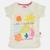 T-shirt fille manches courtes avec dessin Blanc+Bleu+Marine+Rose 3 - vertbaudet enfant 
