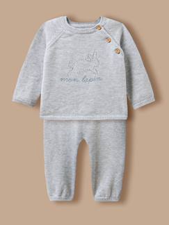 -Ensemble laine et coton bébé