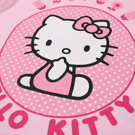 T-shirt enfant pour enfant à motif hello kitty Rose+Rose clair 9 - vertbaudet enfant 