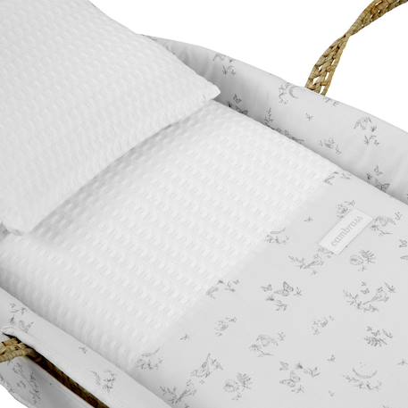 Couffin matelasse + support en bois Ecru/white 4 - vertbaudet enfant 