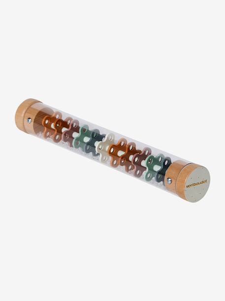 Bâton de pluie géant HANOÏ en bois FSC® Rétro Flower+VERT MOYEN UNI AVEC DECOR 2 - vertbaudet enfant 