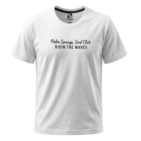 T-shirt garçon junior en jersey imprimé devant et dos Noir/blanc 1 - vertbaudet enfant 