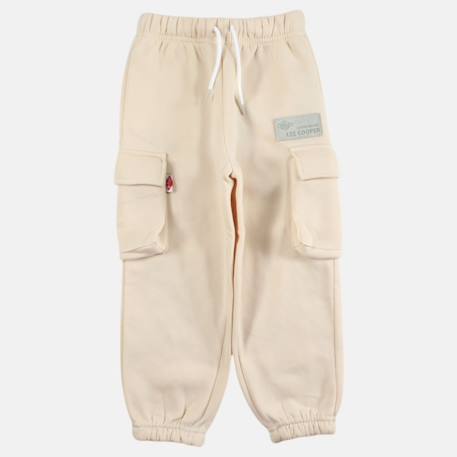 Pantalon de jogging fille Ecru+Rose 3 - vertbaudet enfant 