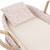 Couffin bébé matelassé avec support en bois Beige 4 - vertbaudet enfant 