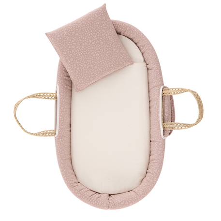 Couffin bébé matelassé avec support en bois Rose 5 - vertbaudet enfant 