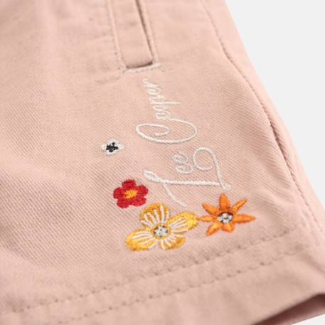 Short fille Kaki+Rose+Saumon 10 - vertbaudet enfant 