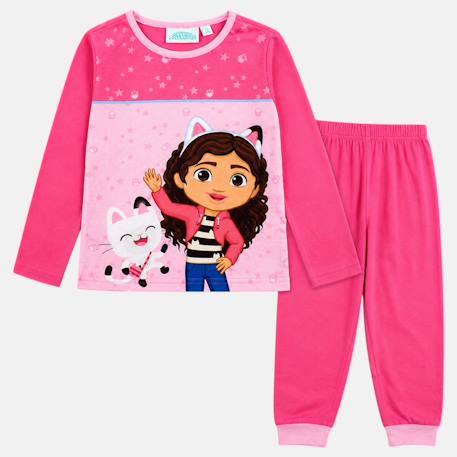 Pyjama fille imprimé manches longues pantalon gabby Rose+Rose clair 4 - vertbaudet enfant 