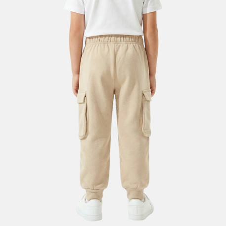 Pantalon de jogging avec poches garçon Beige 3 - vertbaudet enfant 