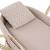 Couffin bébé matelassé avec support en bois Beige 4 - vertbaudet enfant 