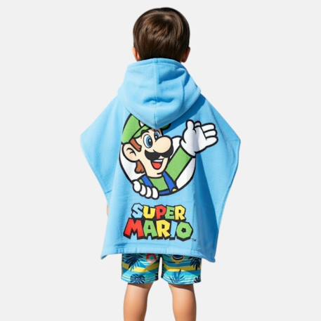 Poncho de bain garçon mario Bleu 3 - vertbaudet enfant 