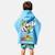 Poncho de bain garçon mario Bleu 3 - vertbaudet enfant 