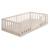 Lit bébé montessori au sol avec protection antichute Beige sable 2 - vertbaudet enfant 