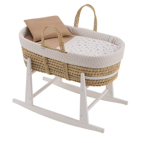 Couffin matelasse + support en bois Beige 2 - vertbaudet enfant 
