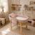 Couffin bébé matelassé avec support en bois Rose 1 - vertbaudet enfant 