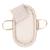 Couffin bébé matelassé avec support en bois Beige 5 - vertbaudet enfant 