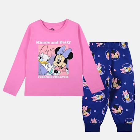 Ensemble enfant rose et pantalon bleu motif personnage minnie Jaune+Rose 9 - vertbaudet enfant 