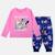 Ensemble enfant rose et pantalon bleu motif personnage minnie Jaune+Rose 9 - vertbaudet enfant 