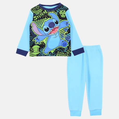 Haut et pantalon de pyjama assorti lilo & stitch Bleu+Marine 4 - vertbaudet enfant 