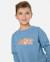 T-shirt manches longues ride the wave garçon Denim délavé 4 - vertbaudet enfant 