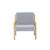 Fauteuil scandinave enfant bois d'hévéa et bouclette Lorens kids. Beige+Gris souris+Marron 12 - vertbaudet enfant 