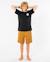 T-shirt à manches courtes wetsuit icons enfant Bleu marine foncé+Noir+Ocre+Piscine à vagues 11 - vertbaudet enfant 