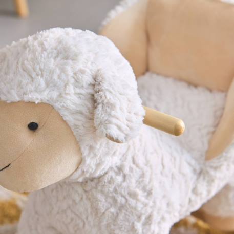 Fauteuil mouton à bascule pour enfant Blanc 5 - vertbaudet enfant 