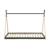 Lit tipi enfant  bois de pin sommier à lattes inclus tobias Blanc+Vert 10 - vertbaudet enfant 