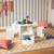 Table effet ardoise et 4 chaises avec rangement pour enfant Blanc+Vert 3 - vertbaudet enfant 