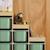 Meuble de rangement enfant escalier 6 bacs de rangement décor bois naturel - sora Beige+Vert de gris 12 - vertbaudet enfant 