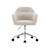 Chaise de bureau enfant à roulettes ajustable tissu chenille - stan kid Beige+Kaki 3 - vertbaudet enfant 