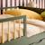 Lit enfant 90 x 190 cm pin naturel sommier à lattes inclus vert et blanc - elio Blanc+Vert 12 - vertbaudet enfant 