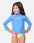 T-shirt anti-uv sunshine revival fille Bleu bleuet 1 - vertbaudet enfant 