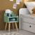 Table de chevet chambre enfant, pieds en pin Blanc+Rose+Vert 15 - vertbaudet enfant 