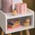 Table de chevet chambre enfant, pieds en pin Blanc+Rose+Vert 4 - vertbaudet enfant 